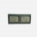 WP3002 13A TWIN SWITCHED SOCKET OUTLET WEATHER PROOF IP56