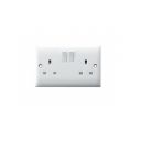 13A Twin Switched Socket Outlet, W3002 