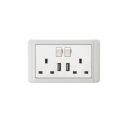 VN6680, 13A 2G SWITCHED SOCKET OUTLET W/USB