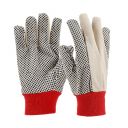 Pvc dotted cotton gloves