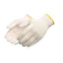 White Cotton Gloves With Yellow Edge,  size 9.5"-10"