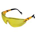 Safety Spectacle, 20103/Amber , CURV-I Black/Yellow