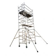 Alu.Mobile wide Scafoldng Tower