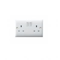 13A Twin Switched Socket Outlet, W3002 