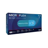 93-143 Microflex  Nitrile Gloves 100 Pcs Packet