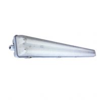 1X18W Weather Proof Fluorescent Batten W/PC Body, Cover Clip,220-240V,50Hz, IP65, RR-WP136LED