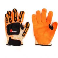 Impact Gloves, JF82B, Orange