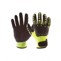Impact Gloves, JF84B, Fluorescent Green
