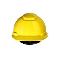 H-702r hard hat,yellow 4pt ratchet suspension