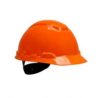 H-706R, Hardhat Helmet Orange, 4PT Ratchet Suspension